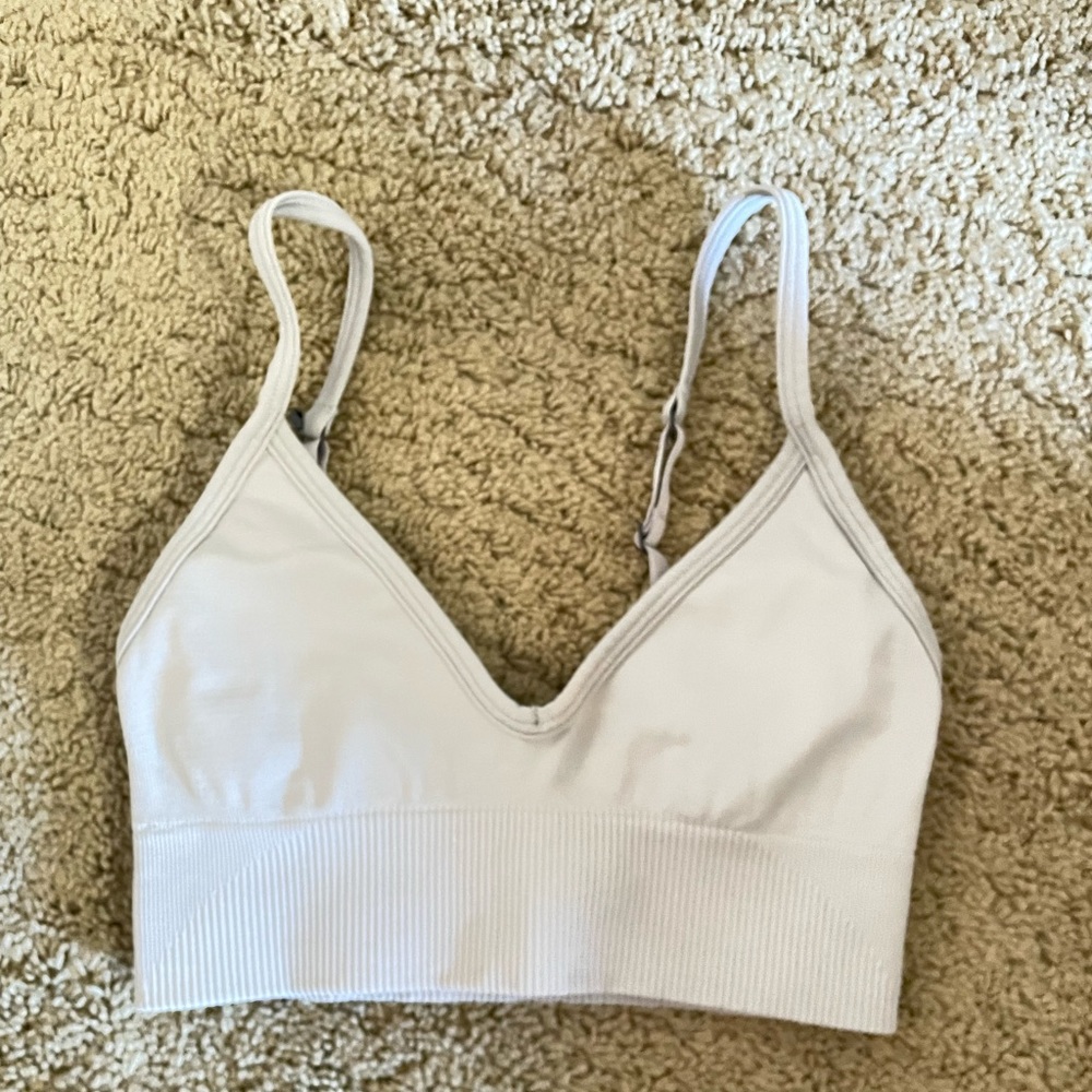 Light Grey Lululemon (almost brand new) Sports Bra